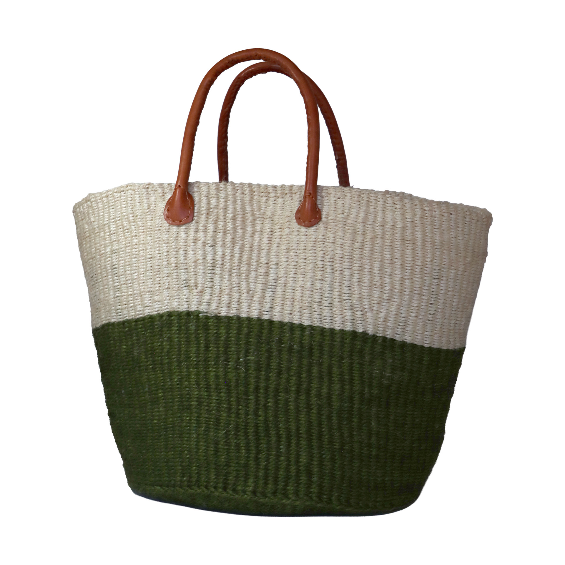 Buhleza Forest Green Colour-Block Tote